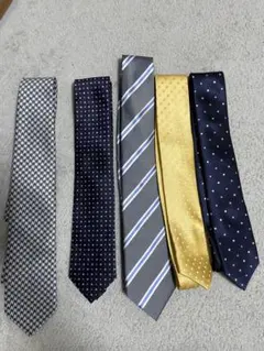 も*り様 ネクタイセット 多様なデザイン 5本