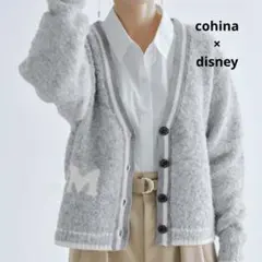 【新品】disney×cohina ニットカーディガン