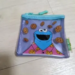 セサミストリート クッキーモンスター クリアポーチのサムネイル