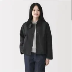 無印良品　婦人撥水コーデュロイ衿ショートブルゾンのサムネイル