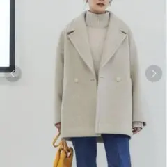 green label relaxing マンテコPURE ショート コート