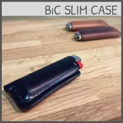 レザーライターケース BiC SLIM BLACK