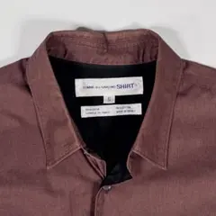 コムデギャルソン SHIRT FOREVER シャツ 裏地付き ブラウン Sのサムネイル