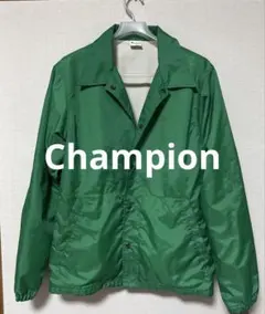 【美品】チャンピオン　ナイロンジャンパー　ウインドウブレーカー　M グリーン