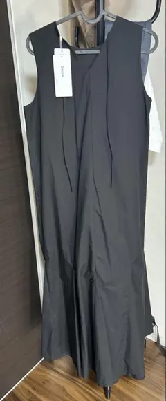 Discoat ブラック バックリボンノースリーブワンピース