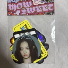 NewJeans How Sweet アルバム ハニ 特典トレカ ステッカー NEWJEANS ヘインver. トレカ ステッカー HOWSWEETの通販 by クママ's