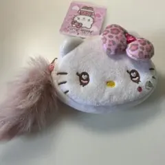 ハローキティ リボン付きポーチ