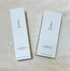 【新品未使用/定価以下】雪肌精 BLUE　洗顔クレンジング2点セットのサムネイル