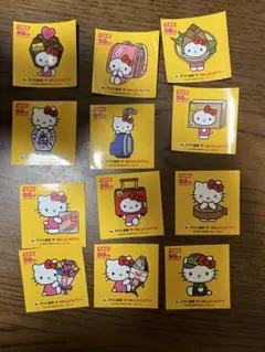 ハローキティ 12枚セット クロネコヤマト50周年記念　コンプリートセット