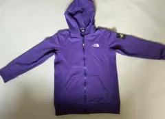 【THE NORTH FACE】キッズ ジップパーカー 紫　150 美品パープル