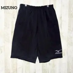 ミズノ ハーフパンツ ジャージ M ブラック 黒 スポーツウェア 短パン 速乾