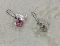 ハート型アクリルチャーム 2色セット