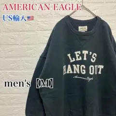 ●F909【US輸入】アメリカン・イーグル スウェットシャツ グレー系 【M】のサムネイル