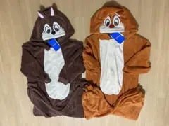《新品未使用》デール なりきり着ぐるみ 双子130サイズ ディズニー