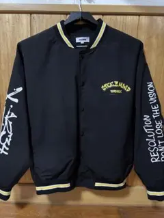 MOBB BRAND スタジャン 黒/赤 - メルカリ