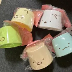 すみっコぐらし　ペットボトル用コップ　全５種　新品・未開封品　サントリー