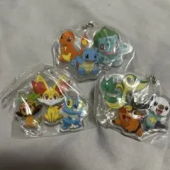 ポケモン アクリルキーホルダー 3種セット 30th