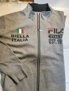 FILA グレー ジップアップ スウェット