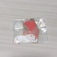 プリキュア　一番くじ　F賞　シルエットメタルチャーム キュアルージュ