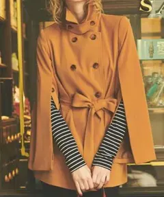 未使用タグ付き ロイヤルパーティー 釦スリーブ2WAYジャケット トレンチコート