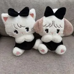 mikko charactersBLACK RIBBON BIGぬいぐるみ