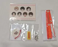 なにわ男子 HARDWORK 絆創膏 アクリルチャーム　ストラップ