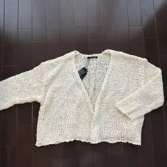 【mizuiro ind】テープヤーン　カーディガンのサムネイル