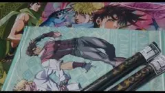 ジョジョ展 2部 B2ポスター 戦闘潮流 シーザー ジョセフ リサリサ荒木