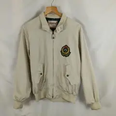 McGREGOR　ブルゾン　M　ベージュ　ワッペン　B2973