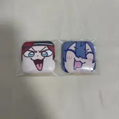 あんスタ ぶくぶ きゅる顔缶バッジ 中国 逆先夏目 青葉つむぎ 春川宙