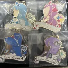 プリキュア一番くじ F賞 シルエットメタルチャーム