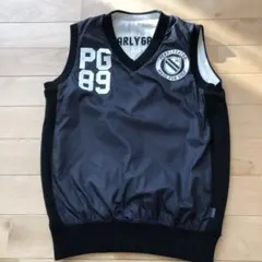 PEARLY GATES Vネックベスト ブラック