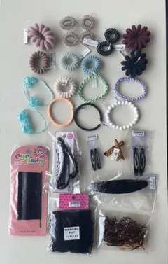 【新品未使用】25点まとめ売り！ヘアゴム・バレッタ・ピン・ネット