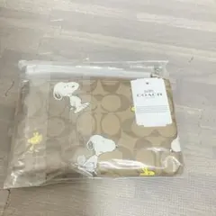 COACH スヌーピー 三つ折り財布