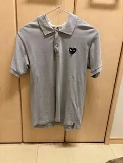 PLAY COMME des GARCONS ポロシャツ ホワイト - メルカリ