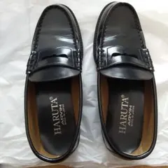 HARUTA 　 ローファー　ブラック２５、５cm