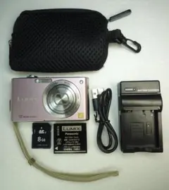LUMIX★DMC-FX40⚡スレ小傷使用感有り❤️安心の実働品★淡いピンクのサムネイル