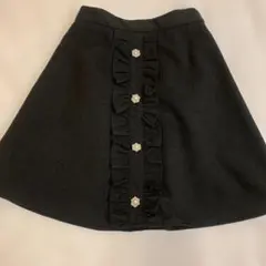 美品　evelyn スカート　ブラックのサムネイル