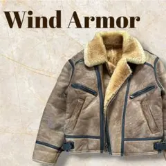 Wind Armor TYPE B-3 リアルムートンジャケット フェード 茶 Wind Armor TYPE B-3 リアルムートンジャケット フェード 茶 - メルカリ