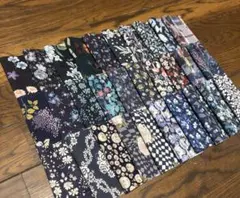 リバティ♡はぎれセット/10㎝角・30枚（ネイビー