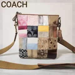 コーチ★COACH★パッチワーク★シグネチャー★ミニショルダーバッグ