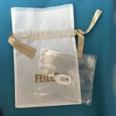 FEILER ショップ袋 ホワイト ゴールドリボン PP1枚のサムネイル