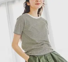 niko and... カラーマイスターTシャツ アイボリーボーダー