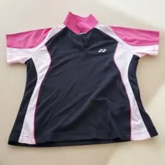 YONEX VERSICOOL バドミントンシャツ Lサイズ ブラック/ピンク