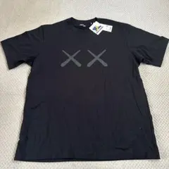 KAWS + WARHOL コラボ Tシャツ XL ブラック　UNIQLO