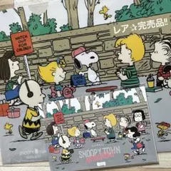 スヌーピータウン原宿♡(・¨ (●)クリアファイル&アートカード。ポストカード