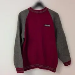 平成　BAD BOYバッドボーイ 赤 グレー XL ニットのサムネイル