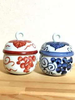 陶器の蓋付き容器 2個セット 小鉢 - メルカリ