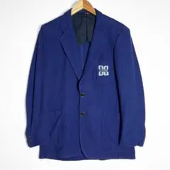 セール中⚡美品✨DAKS パイル地 紺ブレザー 金銀ボタン テーラードジャケット