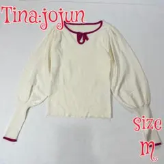 Tina:jojun ニットトップス 長袖 Mサイズ　ティーナジョジュンのサムネイル